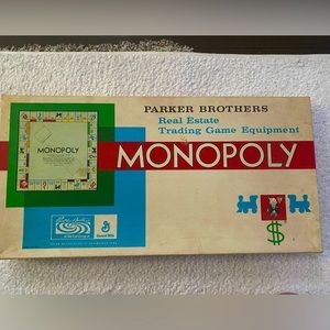 Vintage 1961 Monopoly Board Game